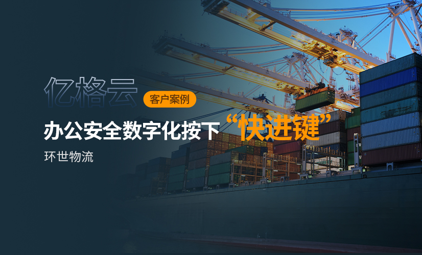 亿格名片 | 遍布六大洲，全球物流龙头「环世物流」办公安全数字化按下“快进键”